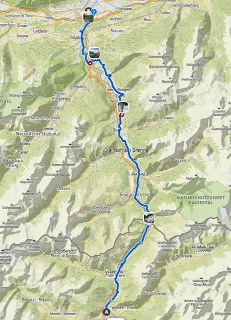 Etappe 3: Sterzing - Innsbruck